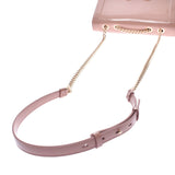 Ferragamo veragamo Ferragamo VA chain shoulder pink Beige gold metallic ladies enamel shoulder bag a