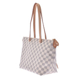 LOUIS Vuitton Louis Vuitton Damien Zulu Jena pm White n44039 ladies Damien Zulu canvas tote A-rank used silver stock