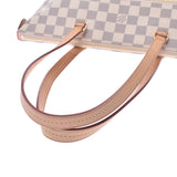 LOUIS Vuitton Louis Vuitton Damien Zulu Jena pm White n44039 ladies Damien Zulu canvas tote A-rank used silver stock