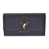 LOUIS VUITTON VUITTON Vuiton, Capsine, Kapce, Noire M61248, Lady Tri-Yonreza, wallet, wallet, new, used silver storehouse.