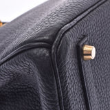 HERMES Hermes Birkin 35 black gold metal fittings □ B engraved (around 1998) Unisex Togo handbag A rank used Ginzo