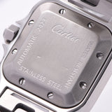 CARTIER カルティエ サントスガルベSM W20054D6 レディース SS 腕時計 自動巻き シルバー系文字盤 Aランク 中古 銀蔵