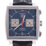 TAG Heuer Monaco backpacker 2111 Mens SS / Leather Watch