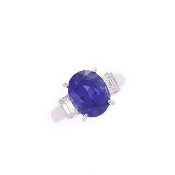 TASAKI Tasaki Tanzanite 5.67ct Diamond 0.75ct 12.5 Ladies Pt900 Platinum Ring / Ring A Rank Used Ginzo