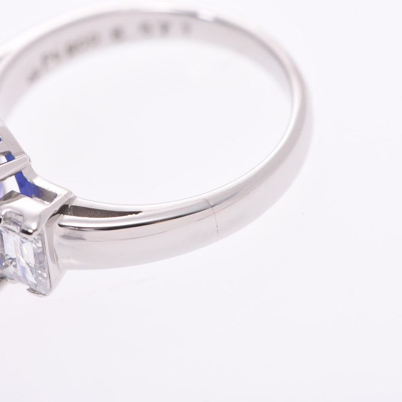 TASAKI Tasaki Tanzanite 5.67ct Diamond 0.75ct 12.5 Ladies Pt900 Platinum Ring / Ring A Rank Used Ginzo