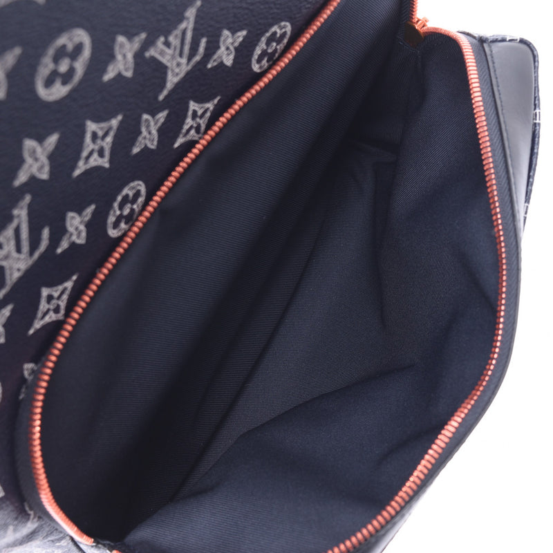 LOUIS VUITTON Louis Vuitton Monogram Ink Apollo Upside Down Rucksack  Backpack M43676 Navy Ladies