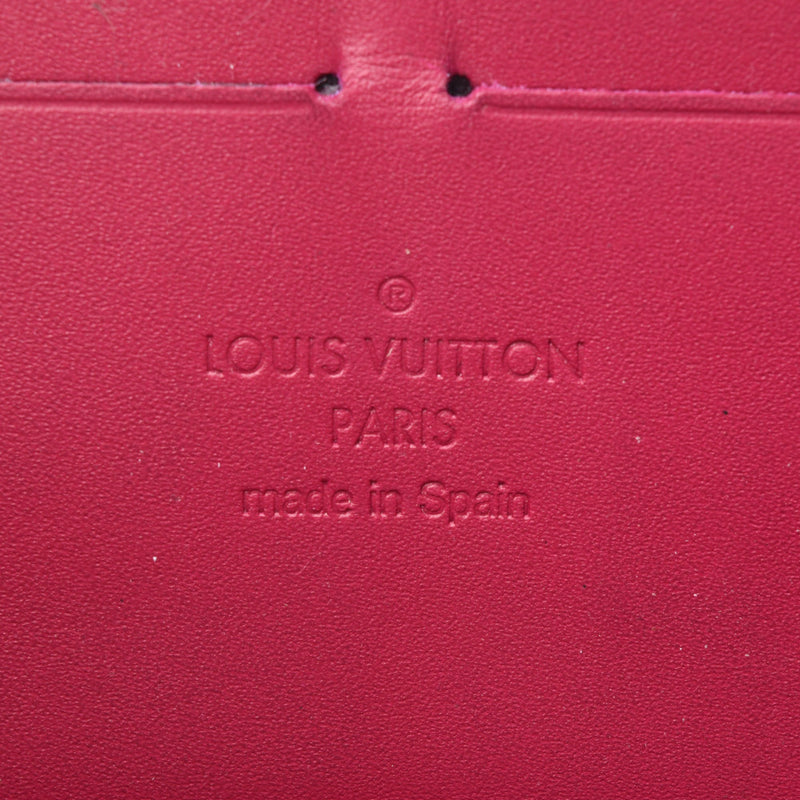 LOUIS VUITTON Louis Vuitton Verni Zippy Wallet Rose Andian M91597 Ladies Wallet B Rank Used Ginzo