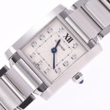 CARTIER Tank, Tank, Tank, Francesse, SM 11P Diamond, WE110006, Ladies SS, the clock, the silver, the Silver line, the Class A, the second-hand silver.