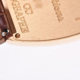 FRANCK MULLER フランクミュラー トノーカーベックス クロノ 7850CC メンズ YG/革 腕時計 自動巻き シルバー文字盤 Aランク 中古 銀蔵