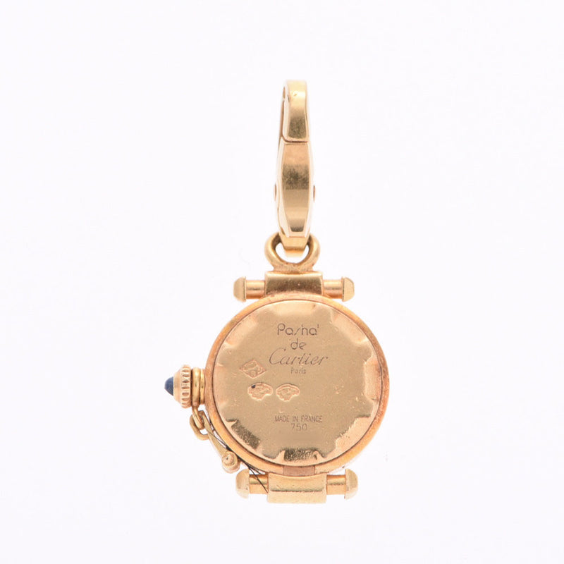 CARTIER Cartier Pasha watch pendant top unisex k18yg charm AB rank used silver stock