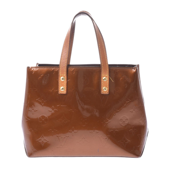 LOUIS VUITTON Ruiviton Verny Lead PM Bronze M91146 Ladies monogram, Verny, handbag, B-rank used silver storehouse.