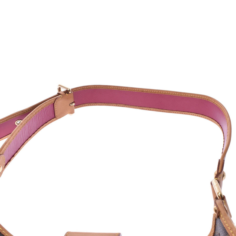 LOUIS VUITTON Monogram Perfo Musette Shoulder Bag Fuchsia Pink