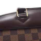 LOUIS Vuitton Louis Vuitton Damier Riviera SP order Brown n48022 ladies Damier canvas handbag AB rank used silver stock