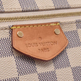 LOUIS VUITTON ルイヴィトン ダミエ アズール イエナMM 白 N44040 レディース トートバッグ Bランク 中古 銀蔵