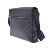 LOUIS VUITTON ルイヴィトン ダミエ グラフィット ディストリクト MM NM 黒/グレー系 N41029 メンズ ダミエグラフィットキャンバス ショルダーバッグ Aランク 中古 銀蔵