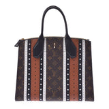 LOUIS VUITTON ルイヴィトン モノグラム シティスティーマーMM 2WAY 茶/黒/白 M43493 レディース モノグラムキャンバス レザー ハンドバッグ Aランク 中古 銀蔵