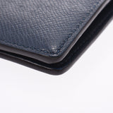 LOUIS VUITTON Louis Vuitton Taiga Portofeuil Brothers Blue Marine M30502 Men's Leather Wallet AB Rank Used Ginzo