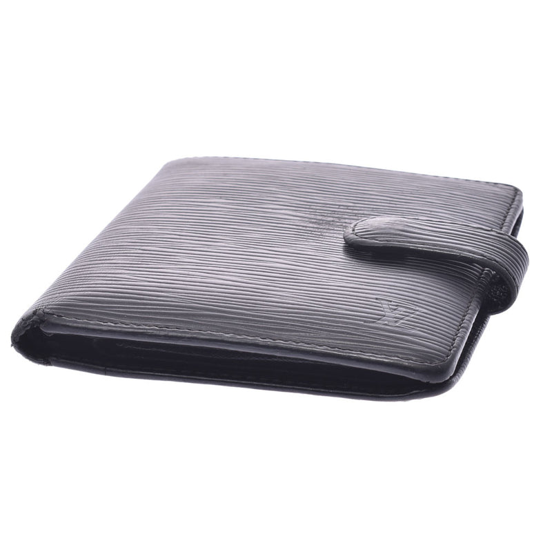 Louis Vuitton Black Epi Leather Bi-Fold Wallet