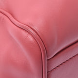 PRADA Prada 2WAY mini Boston bag pink silver metal fittings ladies calf handbag AB rank used Ginzo