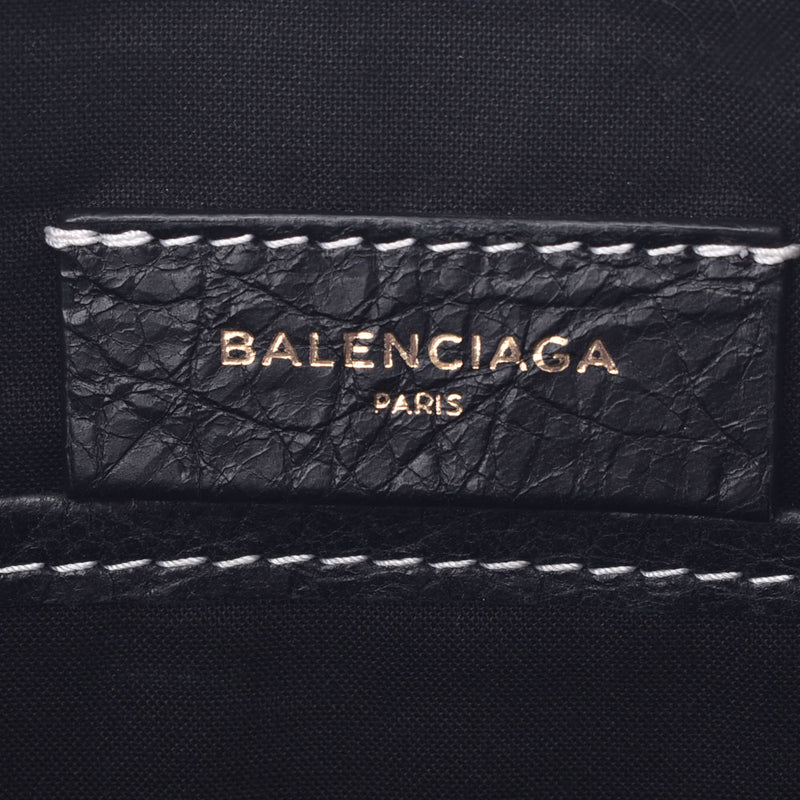 BALENCIAGA バレンシアガ バザール 黒 グレー ピンク 443658 ユニセックス カーフ クラッチバッグ ABランク 中古 銀蔵