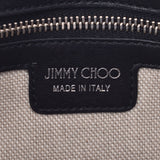 JIMMY CHOO Jimmy Chu Mini Size Studs Black Silver Metal Fittings Women's Calf Shoulder Bag B Rank Used Ginzo