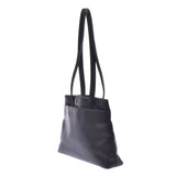 Chanel long shoulder type Black Womens calf Tote B