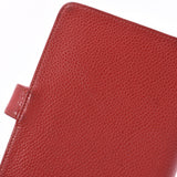 CHANEL シャネル 手帳カバー 赤 レディース キャビアスキン 手帳カバー ABランク 中古 銀蔵