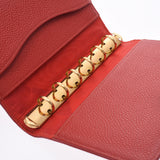 CHANEL シャネル 手帳カバー 赤 レディース キャビアスキン 手帳カバー ABランク 中古 銀蔵