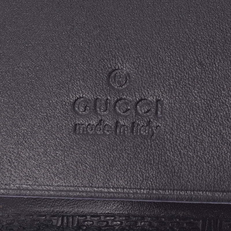 GUCCI グッチ 6連キーケース アウトレット ディアマンテ 黒 138093 ユニセックス カーフ キーケース Aランク 中古 銀蔵