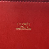 HERMES爱马仕（Hermes）无聊37 2WAY袋胭脂Biff金色金属配件□B刻花（1998年左右）女士Kushbel Handbag AB二手旧货