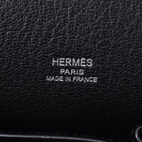HERMES Hermes Gypsierre 28 Black Silver Golden Combine O Imprint (about 2011) Unisex Trillon Clement Shoulder Bag AB Rank used silver warehouse