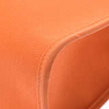 HERMES Hermes Yale Bag Zip PM 2WAY Bag Orange/Tea Silver Fittings □L Engraved (c. 2008) Unisex Twarofiche/Leather Handbag AB Rank Used Ginzo