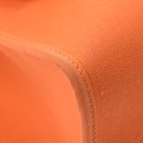 HERMES Hermes Yale Bag Zip PM 2WAY Bag Orange/Tea Silver Fittings □L Engraved (c. 2008) Unisex Twarofiche/Leather Handbag AB Rank Used Ginzo