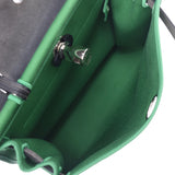 HERMES Else, Else-baggge, PM 2WAY bag Cactus/Nabish Silver fittings/Navey Silver metal fittings (circls around 2018): Reza Handbag A Rank, Used Silver Backing A Rank