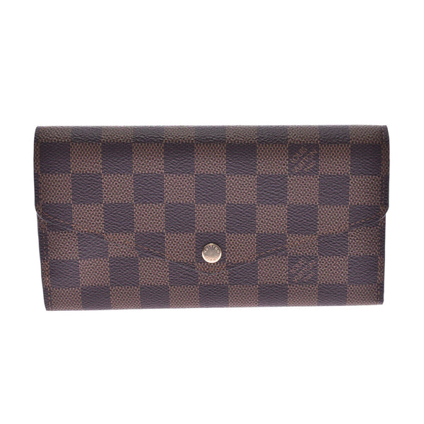 LOUIS VUITTON Louis Vuitton Monogram Portofeuil Sarah Rose Ballerine N60114 Unisex Monogram Canvas Long Wallet A Rank Used Ginzo