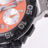 TAG Heuer Formula 1 chronograph cah1113 men's SS quartz orange dial