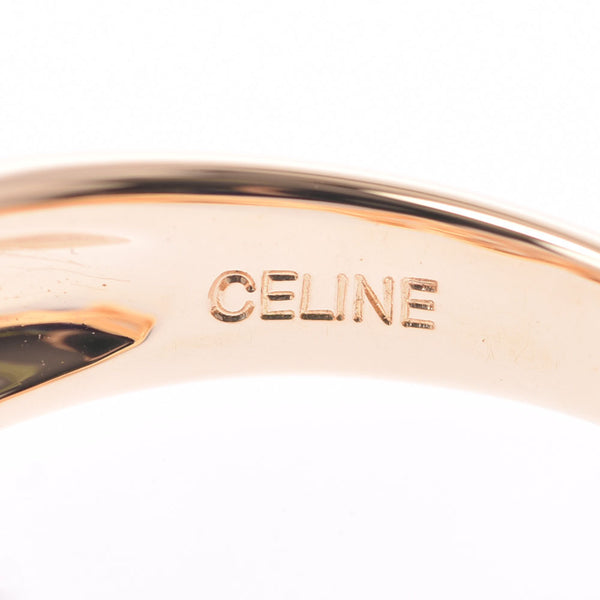 CELINE セリーヌ ダイヤ0.22ct 10.5号 レディース K18YG リング・指輪 Aランク 中古 銀蔵