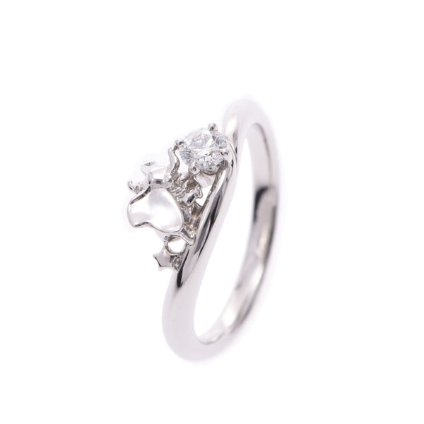 JF078】ケイウノ ディズニーデザイン Pt900 ダイヤモンド リング JF078