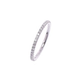 Cartier etancel de Cartier #45 full eternity ring No. 5 k18wg/diamond ring a rank used silver