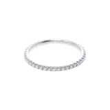 Cartier etancel de Cartier #45 full eternity ring No. 5 k18wg/diamond ring a rank used silver