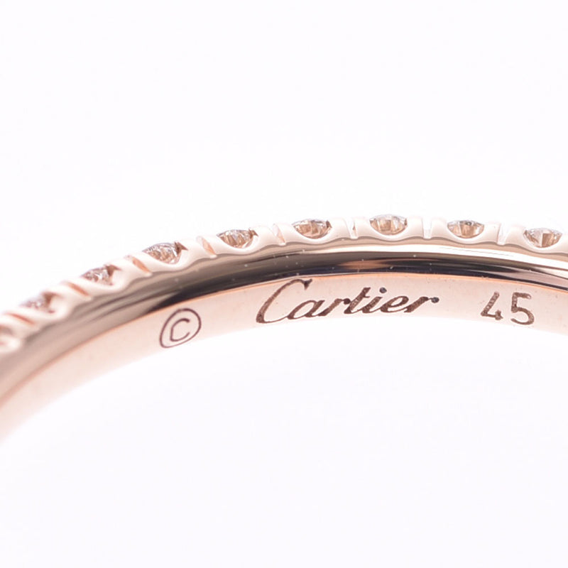 CARTIER Ethane Ethaneel de Flue Thanitiling #45 No.5 Women's K18PG/Dialing Ring A Rank Used Ginzo