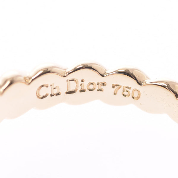 Christian Dior Christian Dior Earrings No. 10.5 Ladies K18YG Ring/Ring A Rank Used Ginzo
