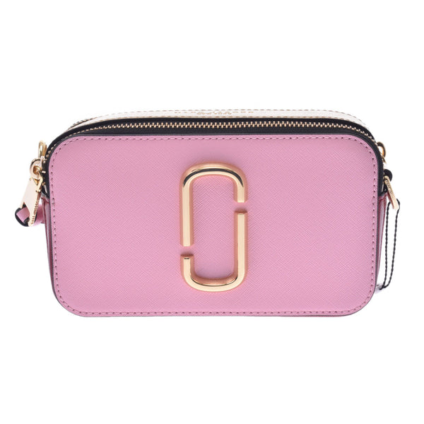 マークジェイコブススナップショット 2WAYバッグ ベビーピンク/赤