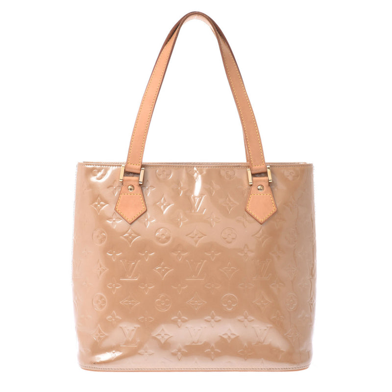 LOUIS VUITTON Louis Vuitton Verni Houston Tote Bag Beige M91004 Ladies Monogram Verni Handbag B Rank Used Ginzo