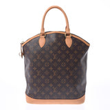 LOUIS VUITTON Monogram Rockit垂直棕色M40103女士Monogram帆布手提包B等级二手Ginzo