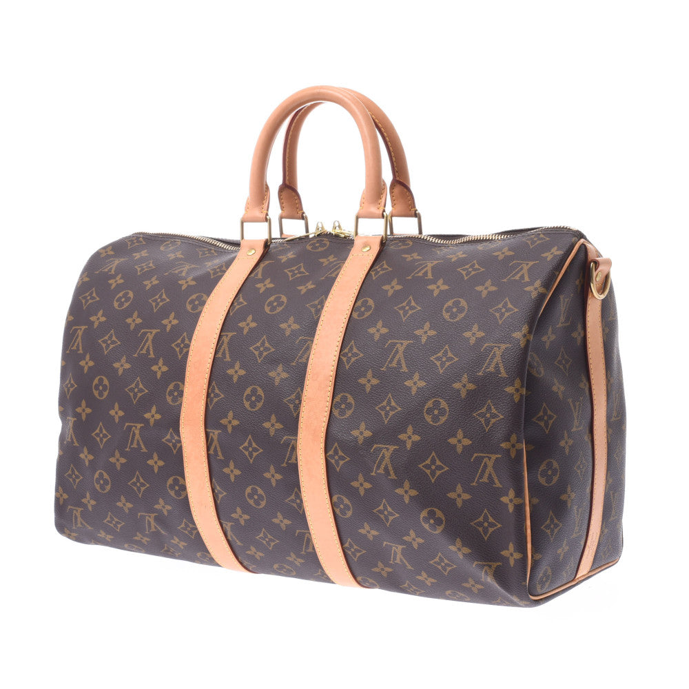 LOUIS VUITTON ルイヴィトン モノグラム キーポルバンドリエール45 ブラウン M41418 ユニセックス モノグラムキャンバス  ボストンバッグ ABランク 中古 - Thebuildteam