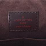 LOUIS Vuitton Louis Vuitton Damier district PM Brown n41213 unisex Damier canvas shoulder bag AB rank used silver stock