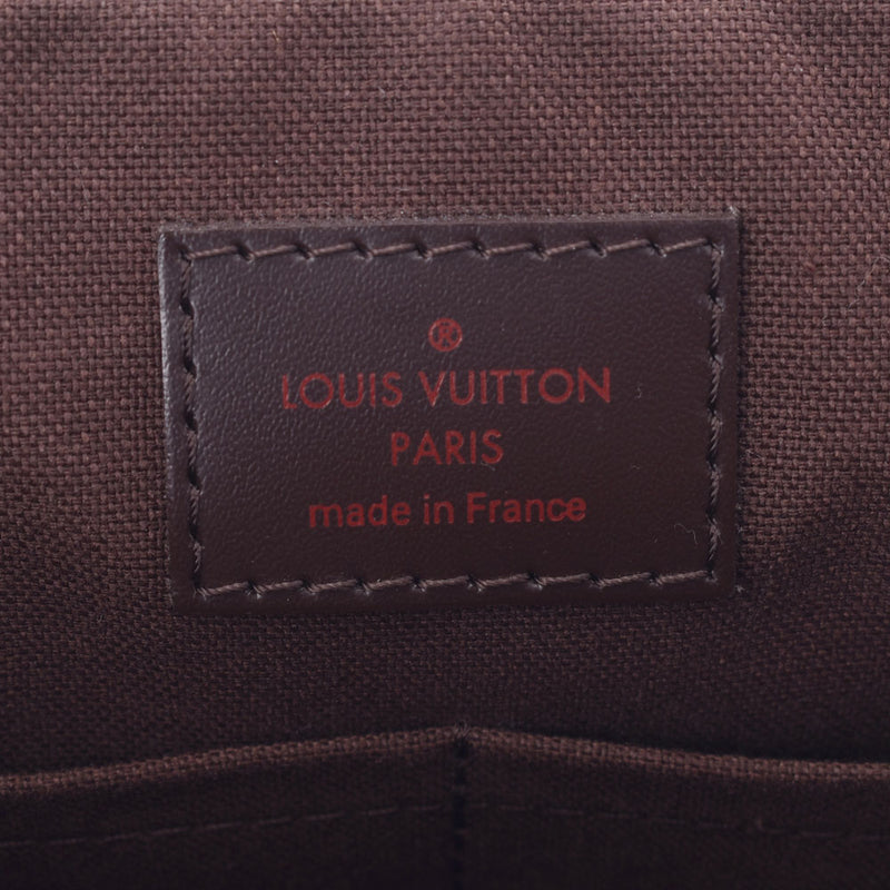 LOUIS Vuitton Louis Vuitton Damier district PM Brown n41213 unisex Damier canvas shoulder bag AB rank used silver stock