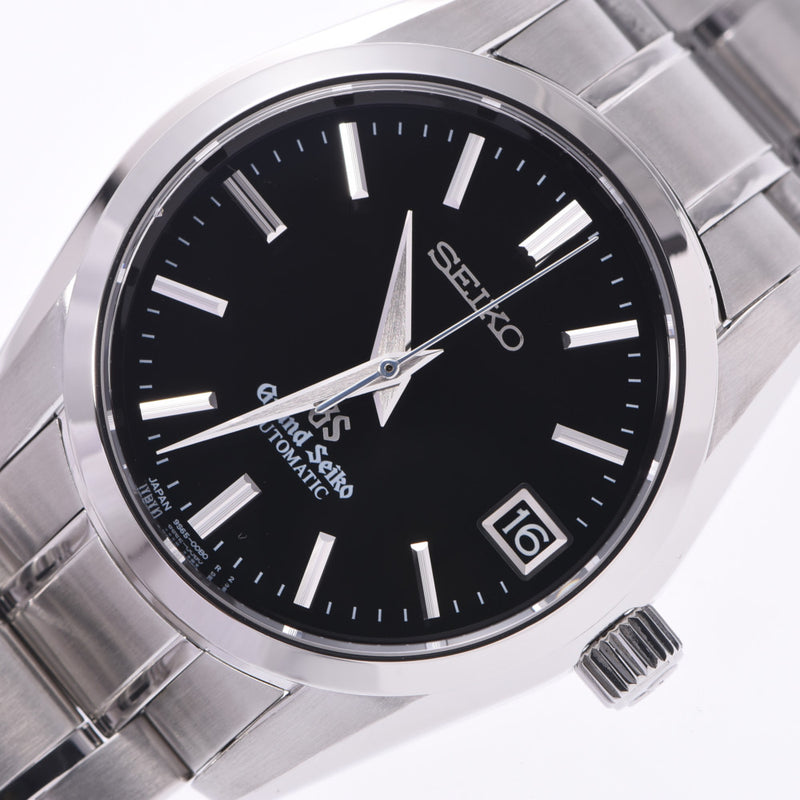 Seiko Seiko Grand Seiko SBGR053 Men's SS Watch Automatic Curved Black Table A-Rank Used Sinkjo