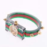 GUCCI Gucci 143.5 Ladies SS/Plastic Watch Quartz Gold Dial A Rank Used Ginzo